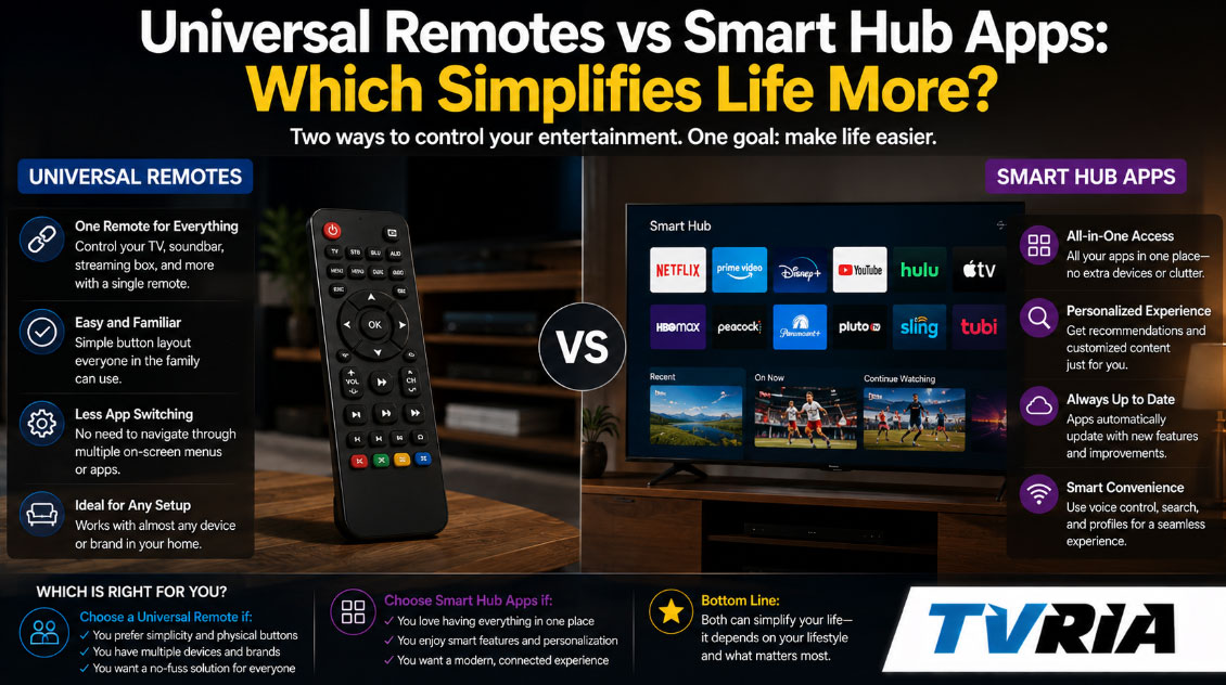 Universal Remotes vs Smart Hub Apps